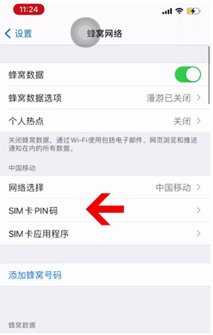 江孜苹果14维修网分享如何给iPhone14的SIM卡设置密码 