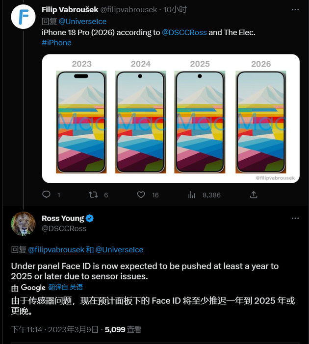 江孜苹果手机维修分享:屏下Face ID有什么优势？iPhone何时会有屏下Face ID？ 