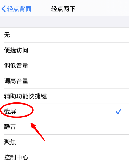 江孜苹果手机维修分享iPhone12如何启用双击截屏 
